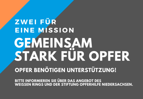 Gemeinsam stark für Opfer